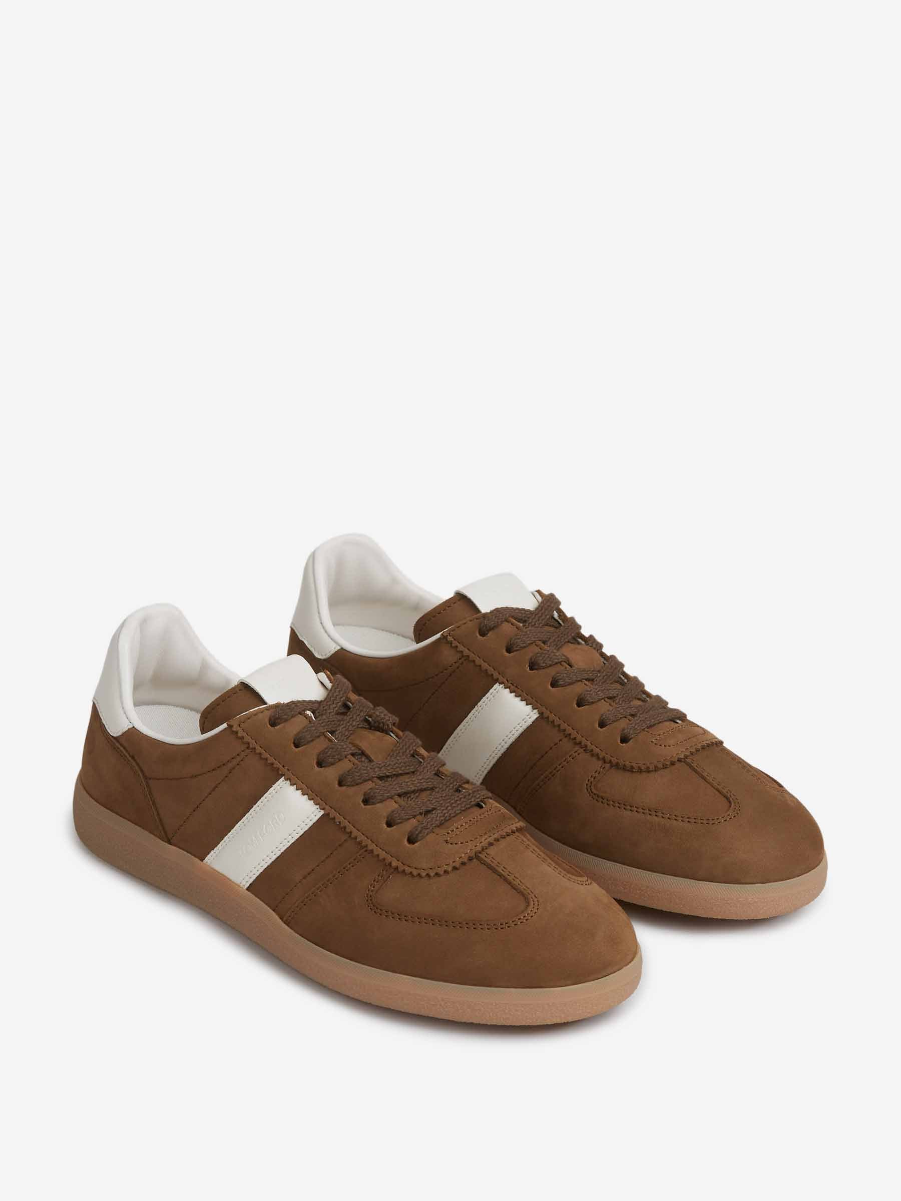 Tom Ford Hombre Barcelona Sneakers Piel color Marrón sku 616-003399 01 - Foto 2