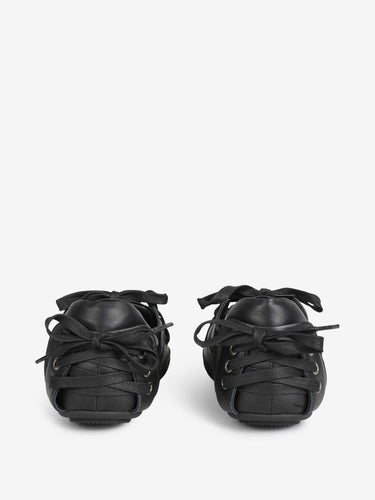 Acne Studios Hombre Barcelona zapatillas Piel Lazos color Negro sku 616-003404 02 - Foto 3