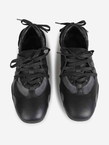 Acne Studios Hombre Barcelona zapatillas Piel Lazos color Negro sku 616-003404 02 - Foto 5