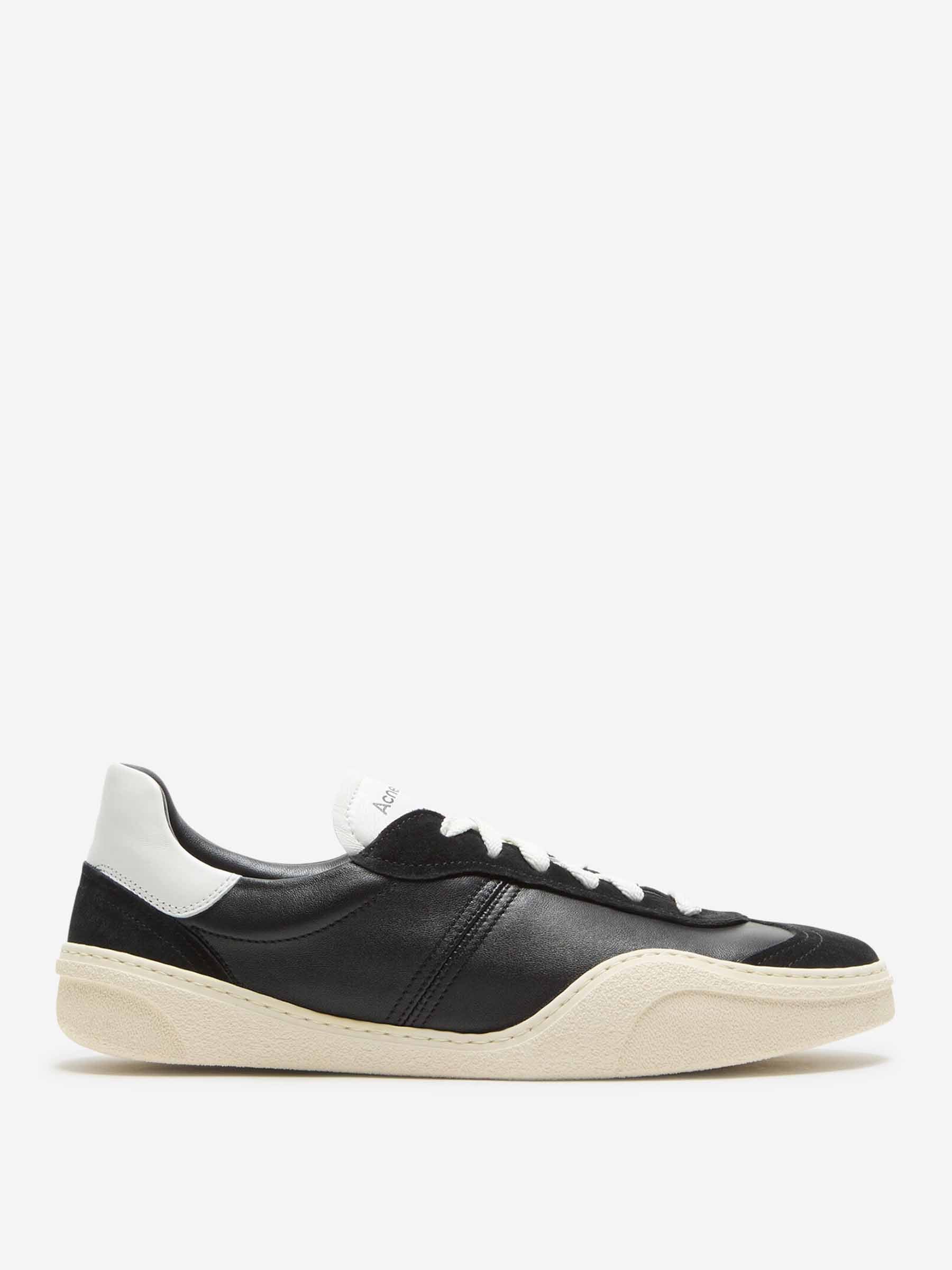 Acne Studios  Barcelona Sneakers Leather color Blanco Y Negro sku 616-003405 01 - Foto 1