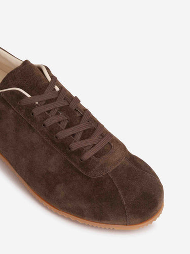 Common Projects Hombre Barcelona zapatillas Driving Low color Marrón Oscuro sku 616-003414 02 - Foto 5