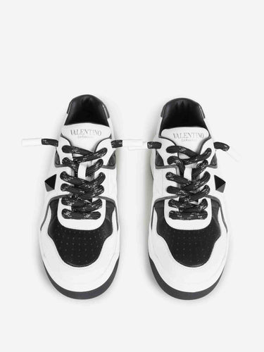 Valentino Garavani Hombre Barcelona zapatillas One Stud color Blanco Y Negro sku 616-003417 01 - Foto 3