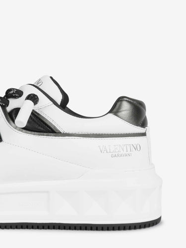 Valentino Garavani Hombre Barcelona zapatillas One Stud color Blanco Y Negro sku 616-003417 01 - Foto 4