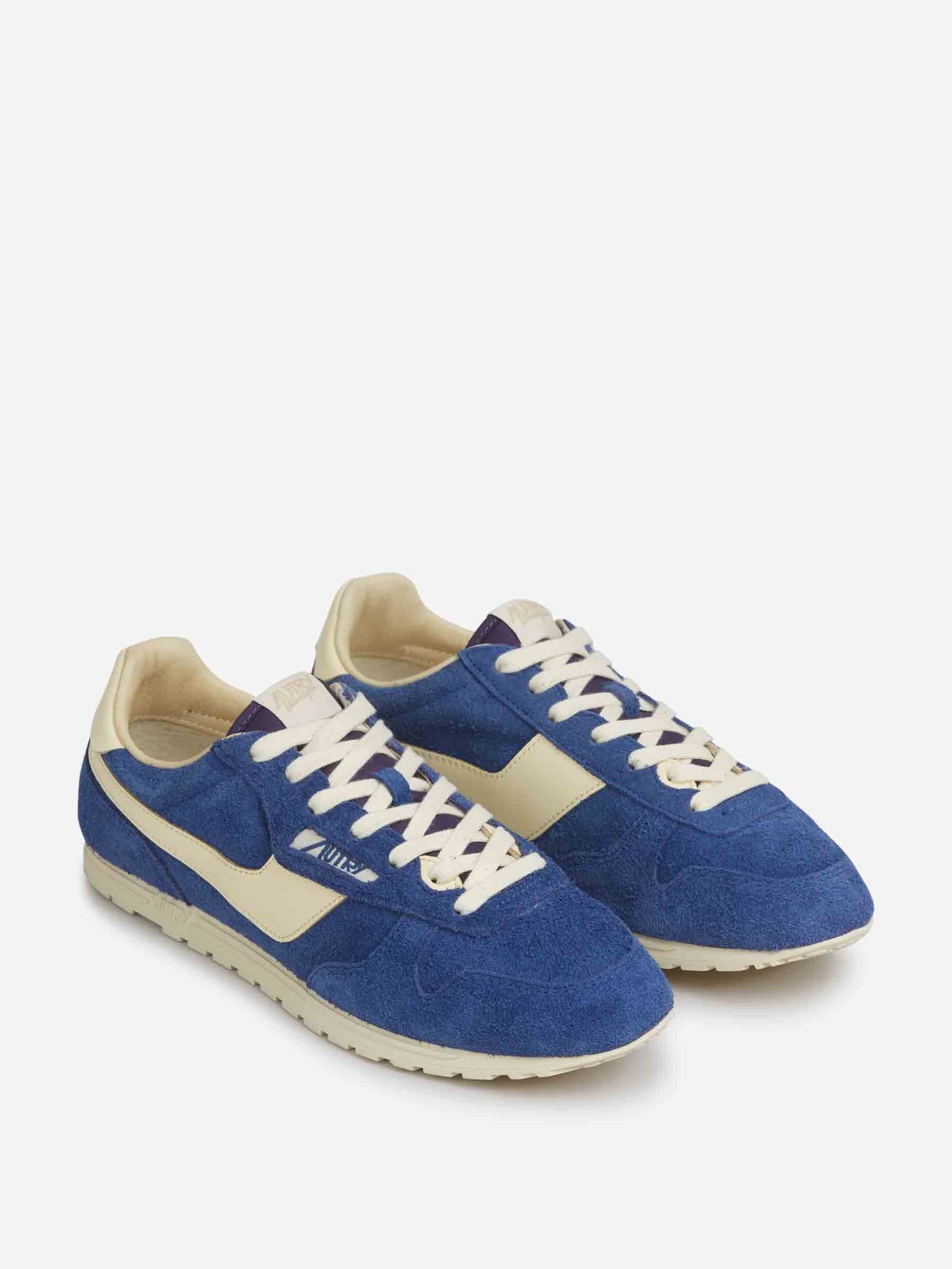 Autry Hombre Barcelona Sneakers Windspin Suede color Azul sku 616-003459 01 - Foto 2