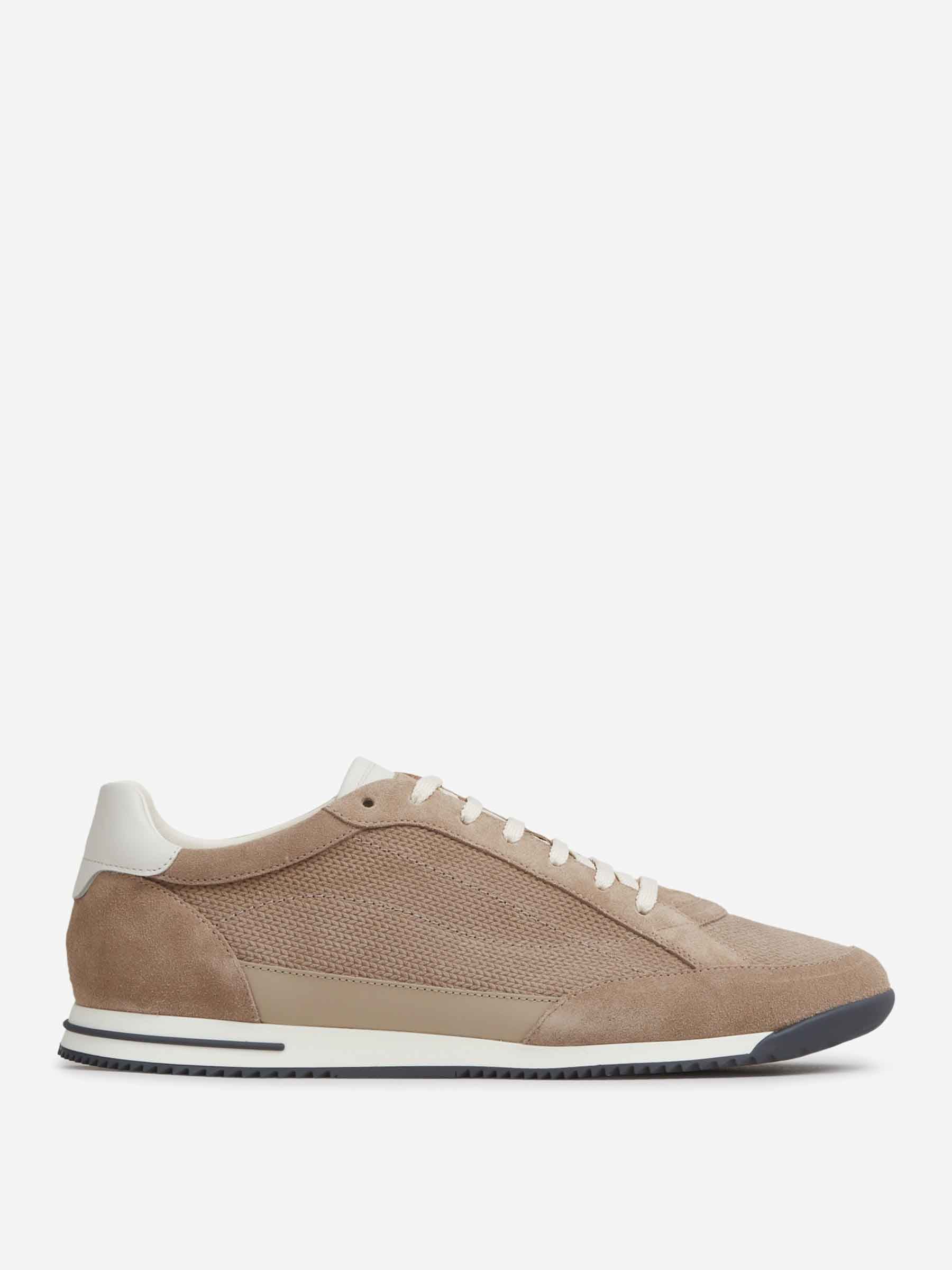 Brunello Cucinelli Hombre Barcelona Sneakers Piel color Taupe sku 616-003463 01 - Foto 1