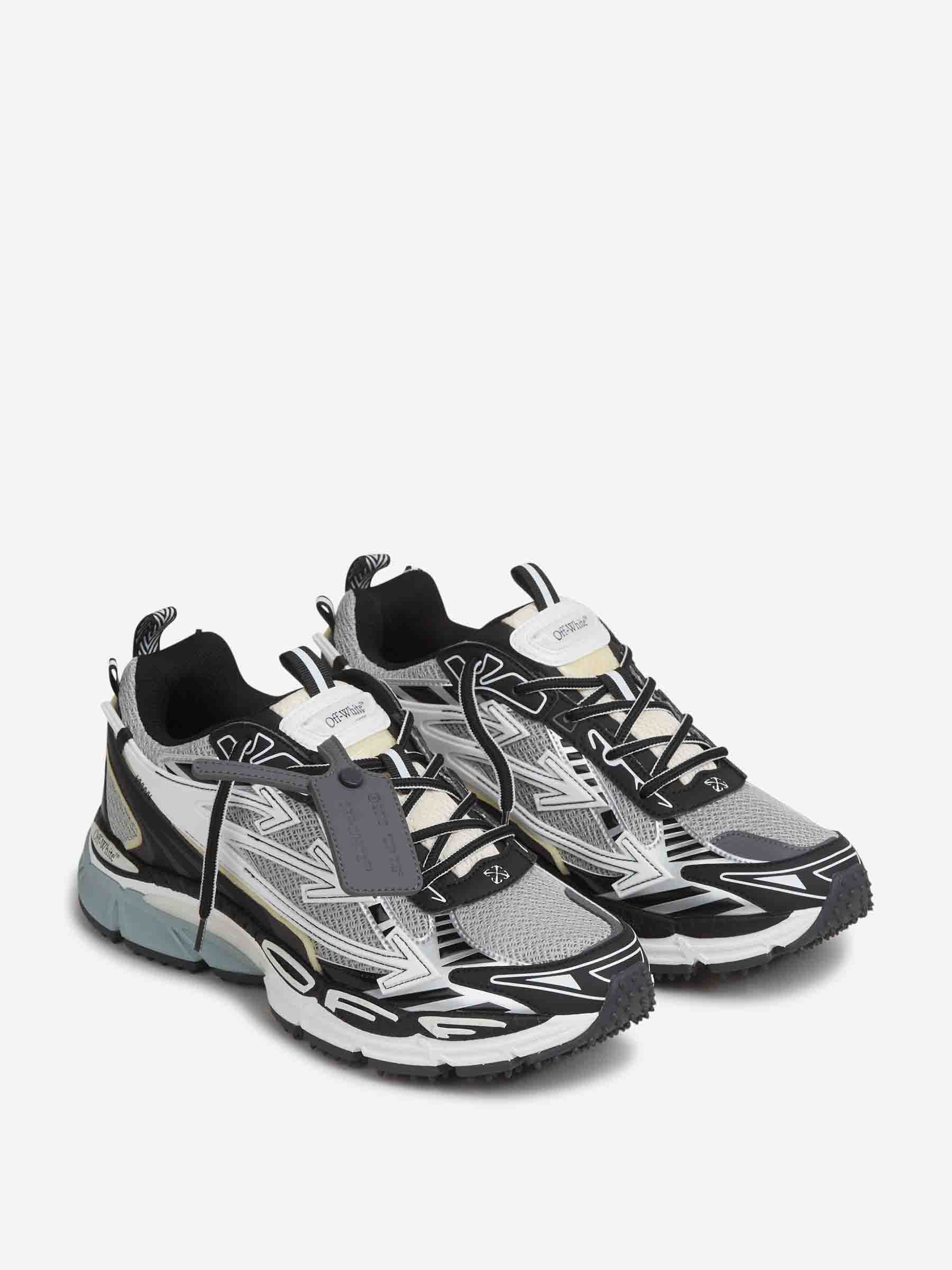 Off-White Hombre Barcelona Sneakers Ow Be Right Back Mesh color Blanco Y Negro sku 616-003481 02 - Foto 2