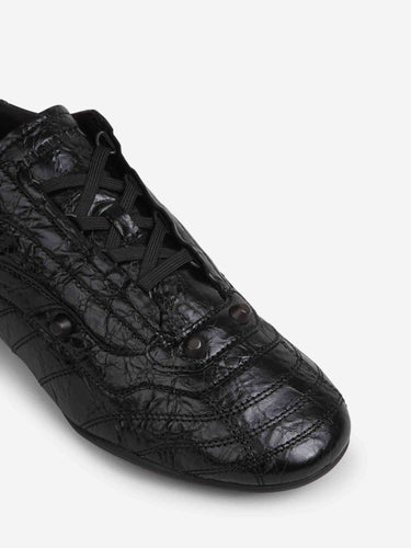 Balenciaga Hombre Barcelona Sneakers City Piel color Plateado sku 616-003485 01 - Foto 5