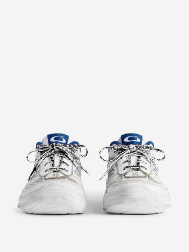Balenciaga Hombre Barcelona zapatillas Hamptons Worn-out color Blanco sku 616-003486 01 - Foto 4