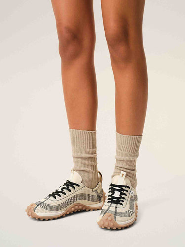 Ami Paris Hombre Barcelona zapatillas Mirage color Crema sku 616-003514 02 - Foto 4