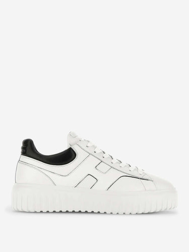 Hogan Hombre Barcelona zapatillas H-Stripes color Blanco Y Negro sku 616-003522 01 - Foto 1