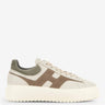 Hogan Hombre Barcelona zapatillas H-Stripes color Beige sku 616-003523 01 - Foto 1