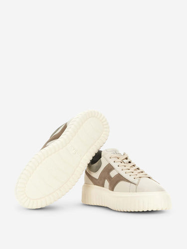 Hogan Hombre Barcelona zapatillas H-Stripes color Beige sku 616-003523 01 - Foto 3