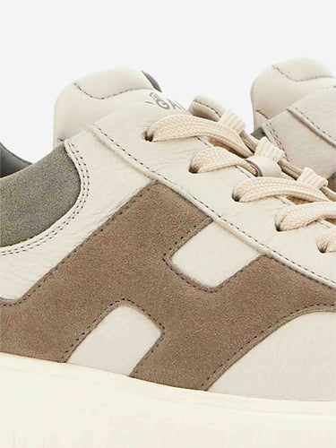 Hogan Hombre Barcelona zapatillas H-Stripes color Beige sku 616-003523 01 - Foto 5