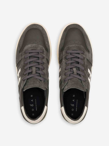 Hogan Hombre Barcelona zapatillas Hogan H-TV color Gris sku 616-003524 01 - Foto 4