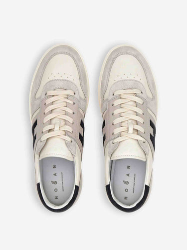 Hogan Hombre Barcelona Zapatillas Hogan H-TV color Blanco sku 616-003525 01 - Foto 3