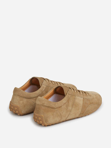 Tod's Hombre Barcelona zapatillas Suede color Camel sku 616-003530 01 - Foto 3