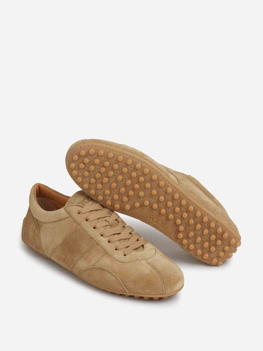 Tod's Hombre Barcelona zapatillas Suede color Camel sku 616-003530 01 - Foto 4