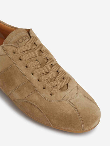 Tod's Hombre Barcelona zapatillas Suede color Camel sku 616-003530 01 - Foto 5