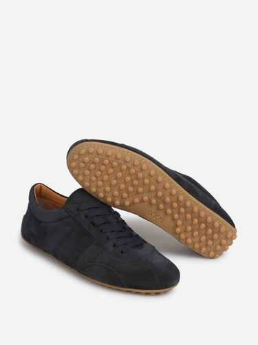 Tod's Hombre Barcelona zapatillas Suede color Azul Marino sku 616-003530 02 - Foto 4