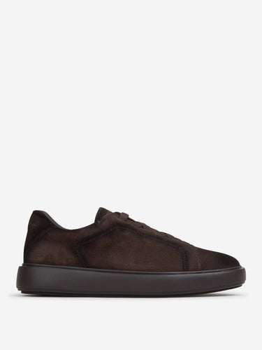 Officine Creative Hombre Barcelona Zapatillas Deportivas Ante color Marrón Oscuro sku 616-003553 01 - Foto 1