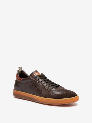 Officine Creative Hombre Barcelona Zapatillas Deportivas Piel color Marrón Oscuro sku 616-003555 01 - Foto 2
