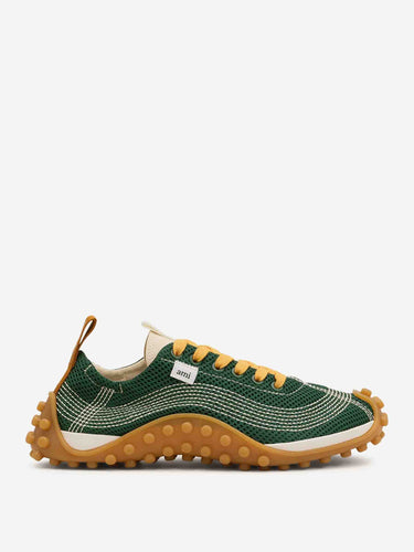 Ami Paris Hombre Barcelona Zapatillas Deportivas Mirage color Verde Oscuro sku 616-003557 03 - Foto 1