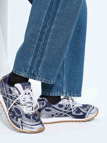 Bottega Veneta Hombre Barcelona Zapatillas Deportiva Orbit color Azul Marino sku 616-003567 03 - Foto 5