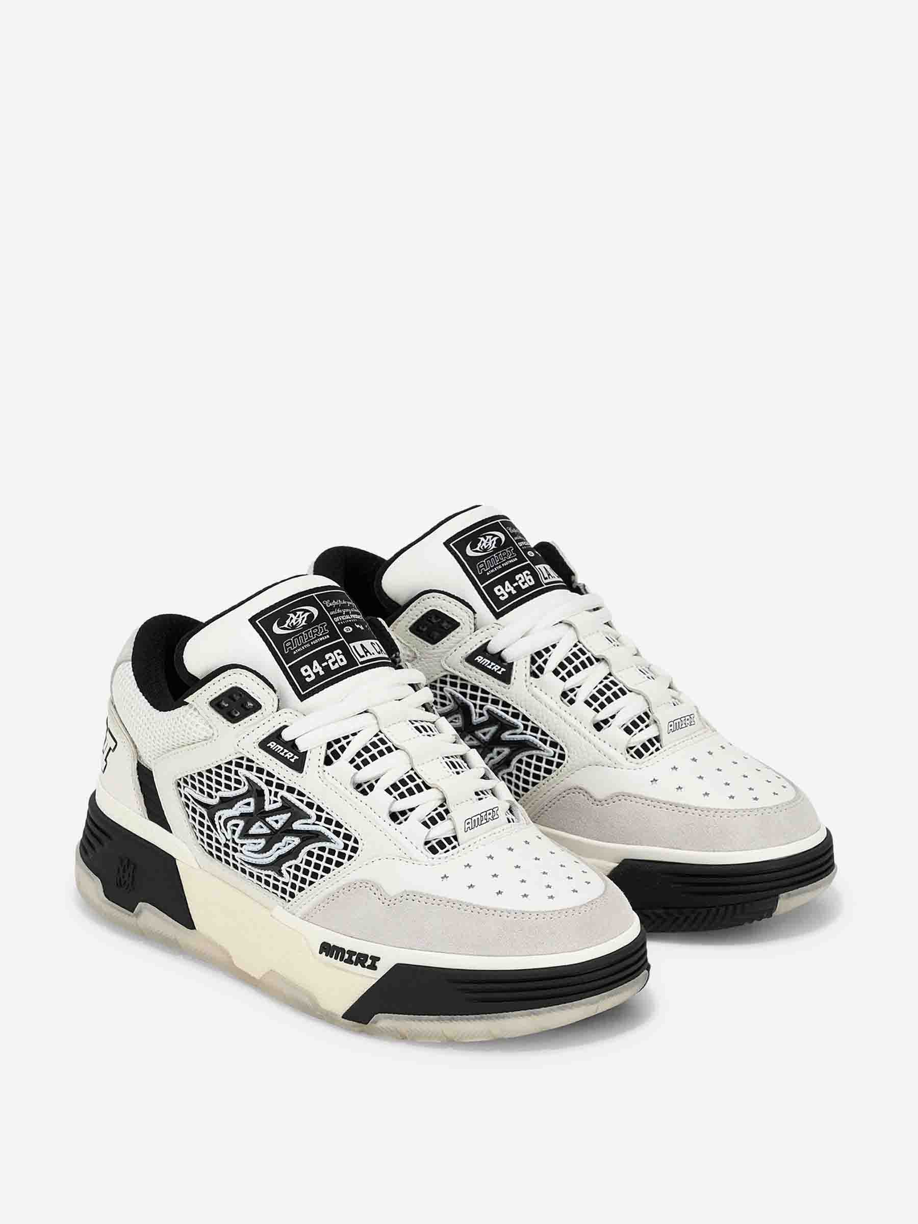 Amiri Hombre Barcelona Zapatillas Deportivas MA-94 color Blanco Y Negro sku 616-003573 02 - Foto 2