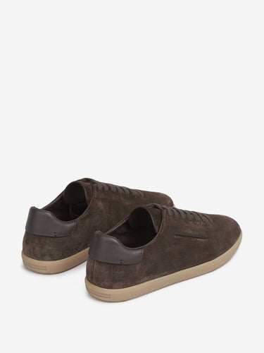 Zegna Hombre Barcelona Zapatillas Deportivas Ante color Marrón Oscuro sku 616-003580 01 - Foto 3