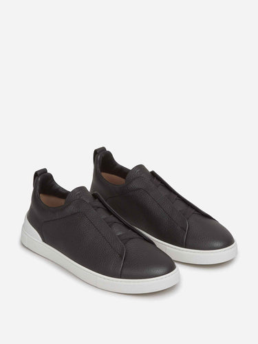 Zegna Hombre Barcelona Zapatillas Deportivas Piel color Marrón Oscuro sku 616-003582 01 - Foto 2