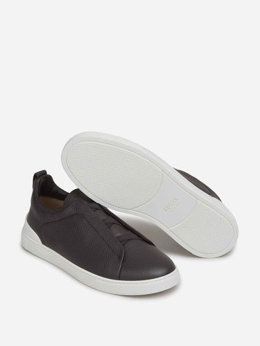 Zegna Hombre Barcelona Zapatillas Deportivas Piel color Marrón Oscuro sku 616-003582 01 - Foto 4