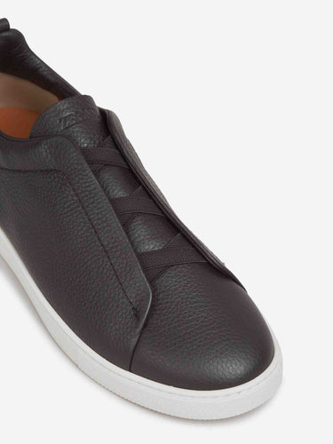 Zegna Hombre Barcelona Zapatillas Deportivas Piel color Marrón Oscuro sku 616-003582 01 - Foto 5