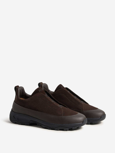 Zegna Hombre Barcelona Zapatillas Deportivas Triple Stitch™ Monte color Marrón Oscuro sku 616-003583 01 - Foto 2