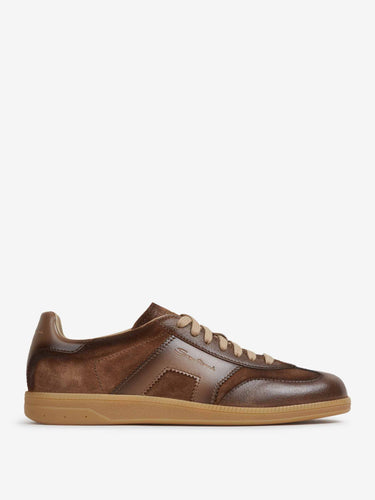 Santoni Hombre Barcelona Zapatillas Deportivas DBS Oly color Marrón sku 616-003604 01 - Foto 1