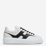 Hogan Hombre Barcelona Zapatillas Deportivas H-Stripes color Blanco Y Negro sku 616-003614 01 - Foto 1
