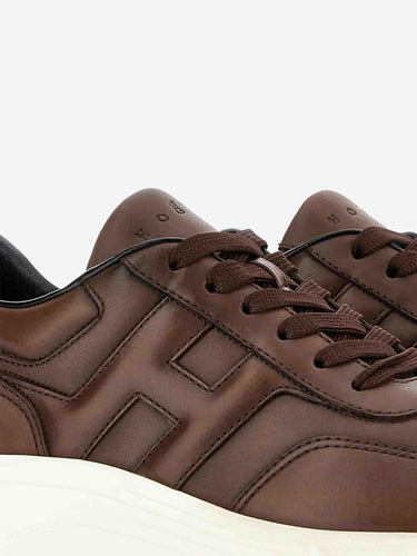 Hogan Hombre Barcelona Zapatillas Deportivas Hyperlight color Marrón Oscuro sku 616-003615 01 - Foto 3