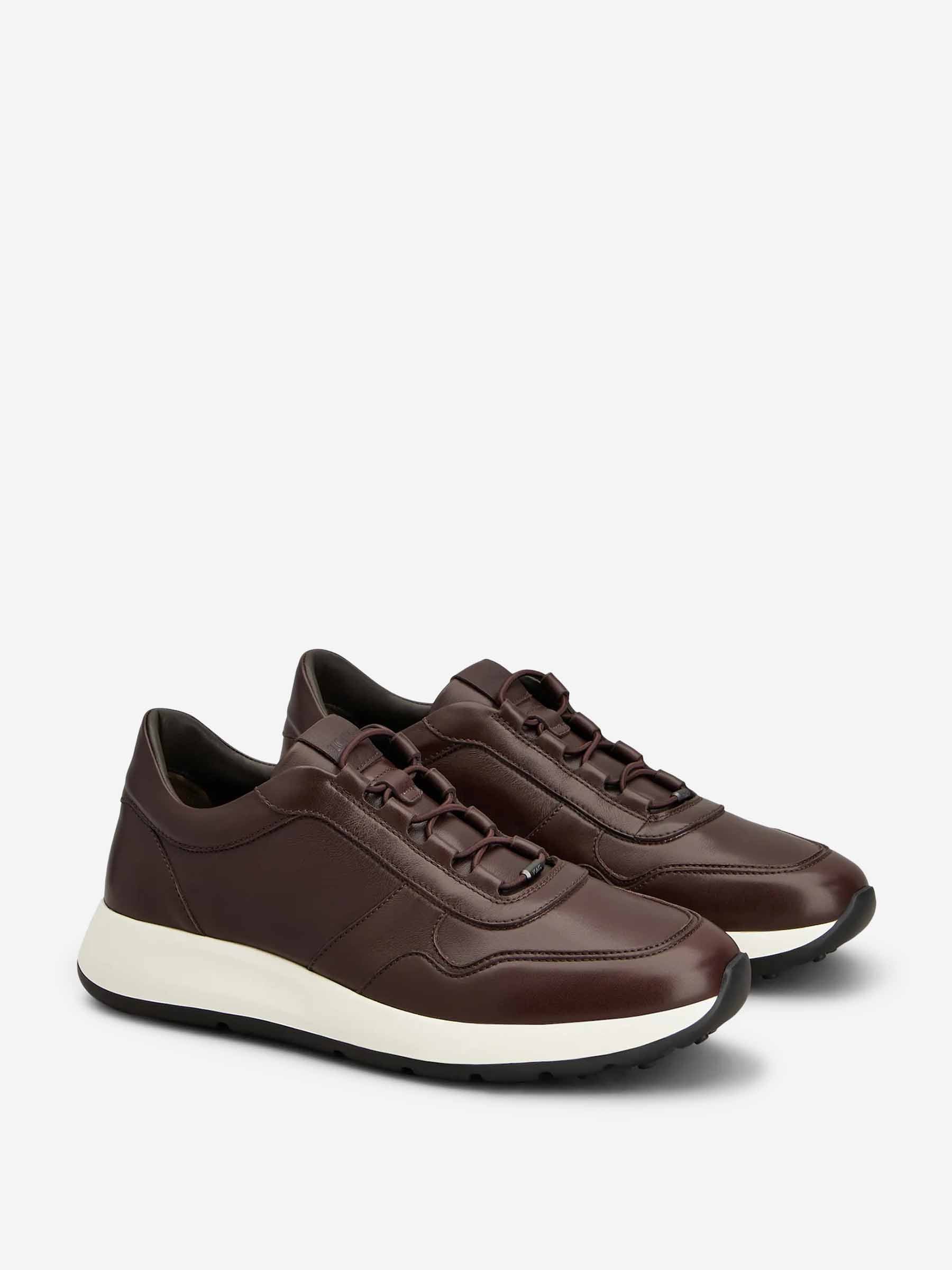 Tod's Hombre Barcelona Zapatillas Deportivas Piel color Marrón Oscuro sku 616-003626 01 - Foto 2