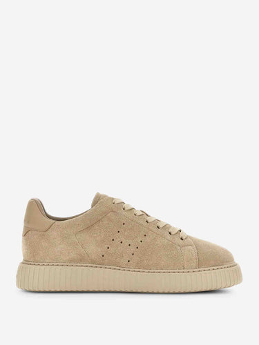 Hogan Hombre Barcelona Zapatillas Deportivas H-Stripes color Beige sku 616-003637 01 - Foto 1