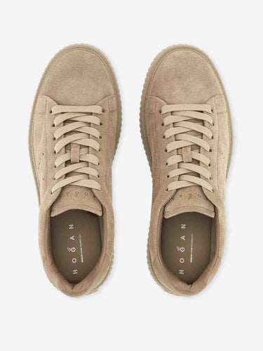 Hogan Hombre Barcelona Zapatillas Deportivas H-Stripes color Beige sku 616-003637 01 - Foto 3