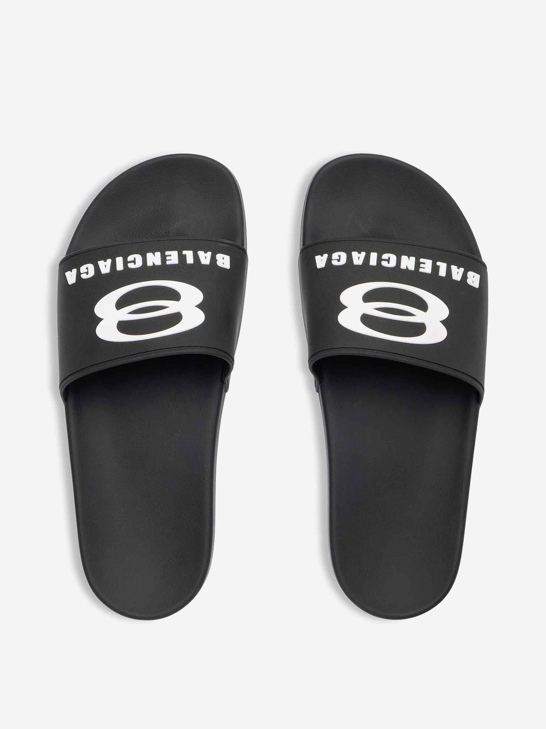 Balenciaga Hombre Barcelona Chanclas Pool Slide color Negro sku 617-000138 01 - Foto 2