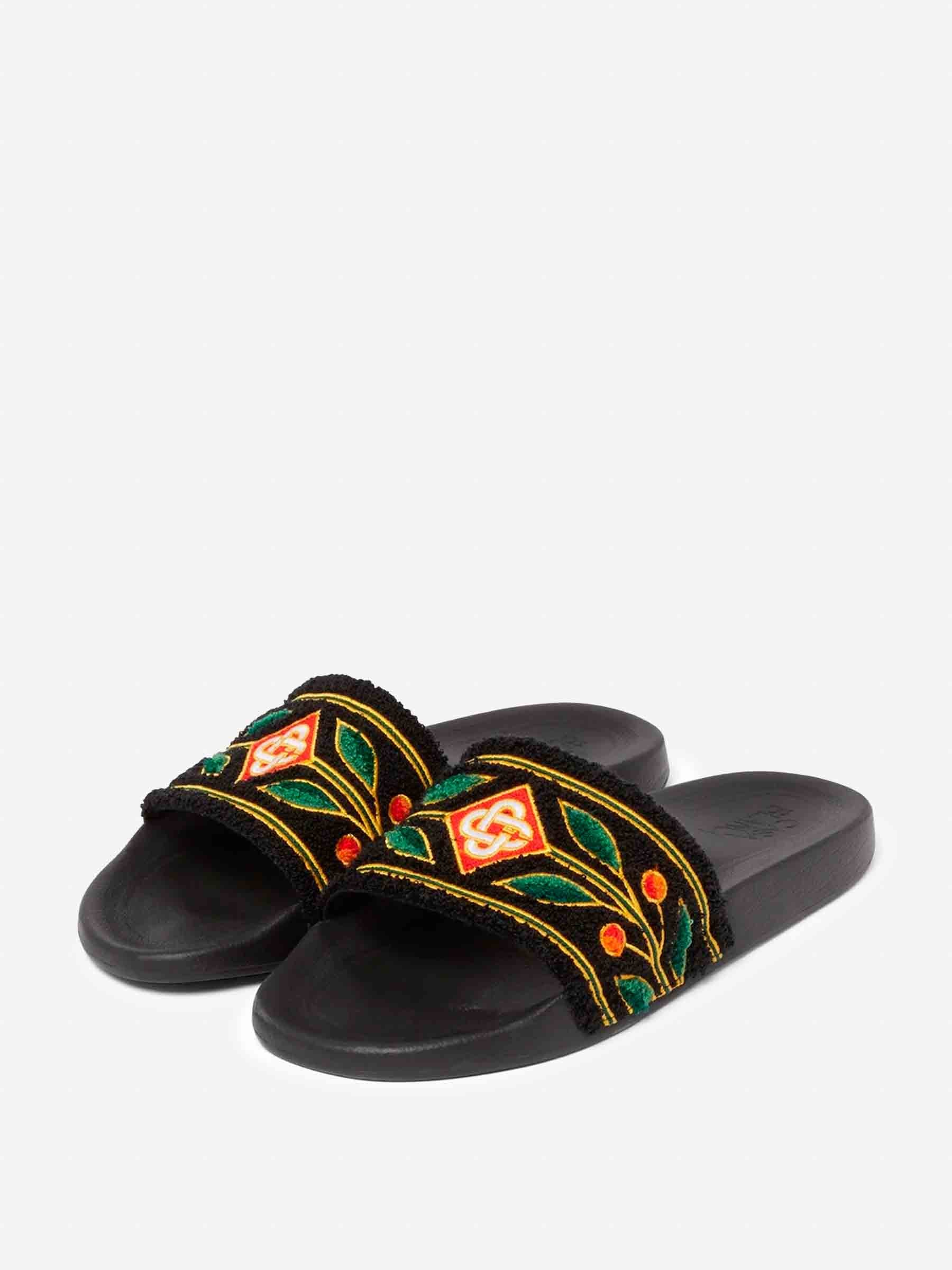 Casablanca Hombre Barcelona Sandalias Gráficas Pool color Negro sku 617-000139 01 - Foto 2