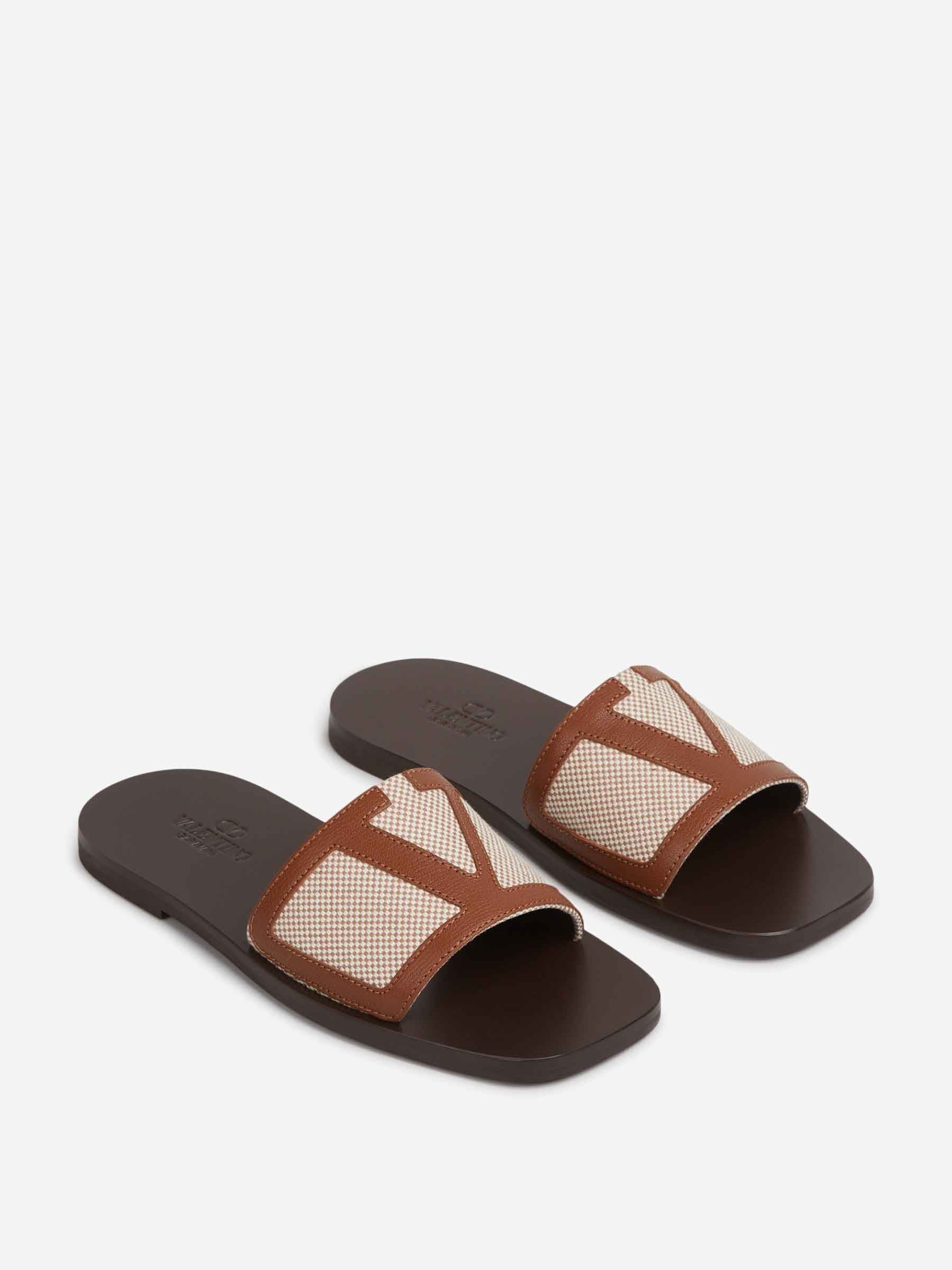 Valentino Garavani Hombre Barcelona Sandalias VLogo color Marrón sku 617-000141 01 - Foto 2