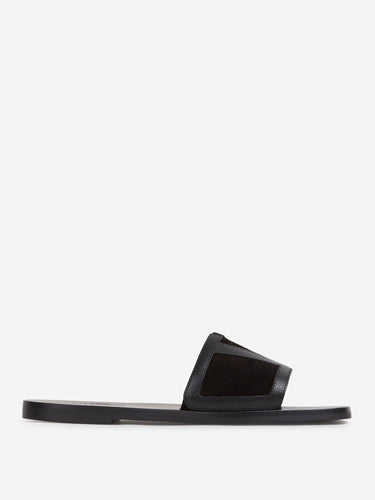 Valentino Garavani Hombre Barcelona Sandalias VLogo color Negro sku 617-000146 01 - Foto 1