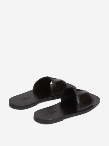 Valentino Garavani Hombre Barcelona Sandalias VLogo color Negro sku 617-000146 01 - Foto 3