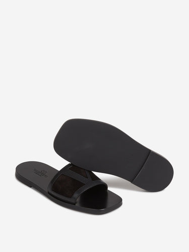 Valentino Garavani Hombre Barcelona Sandalias VLogo color Negro sku 617-000146 01 - Foto 4