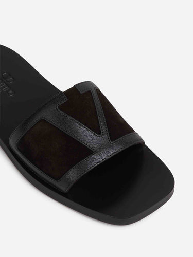 Valentino Garavani Hombre Barcelona Sandalias VLogo color Negro sku 617-000146 01 - Foto 5
