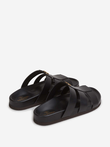 Valentino Garavani Hombre Barcelona Sandalias Studshield color Negro sku 617-000147 01 - Foto 3