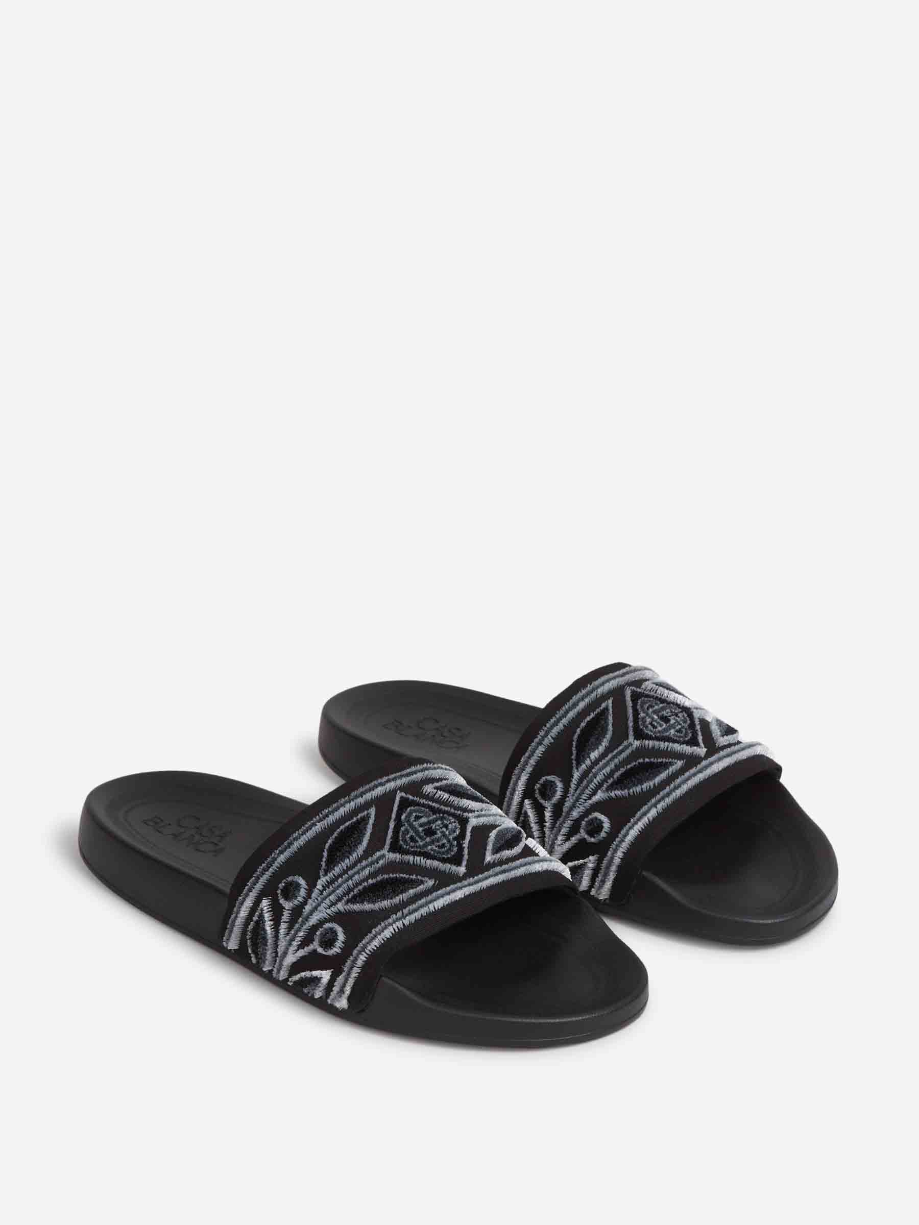 Casablanca Hombre Barcelona Sandalias Laurel Terry color Negro sku 617-000149 01 - Foto 2