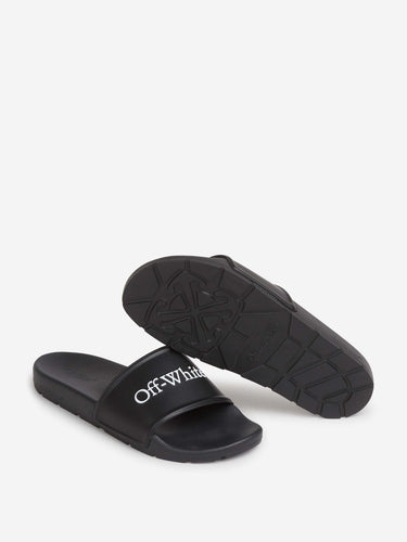 Off-White Hombre Barcelona Sandalias Bookish Slide color Negro sku 617-000150 01 - Foto 4