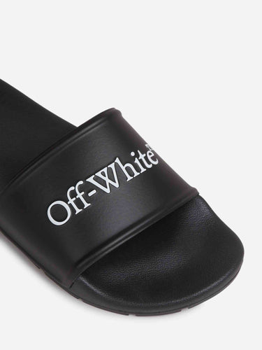 Off-White Hombre Barcelona Sandalias Bookish Slide color Negro sku 617-000150 01 - Foto 5